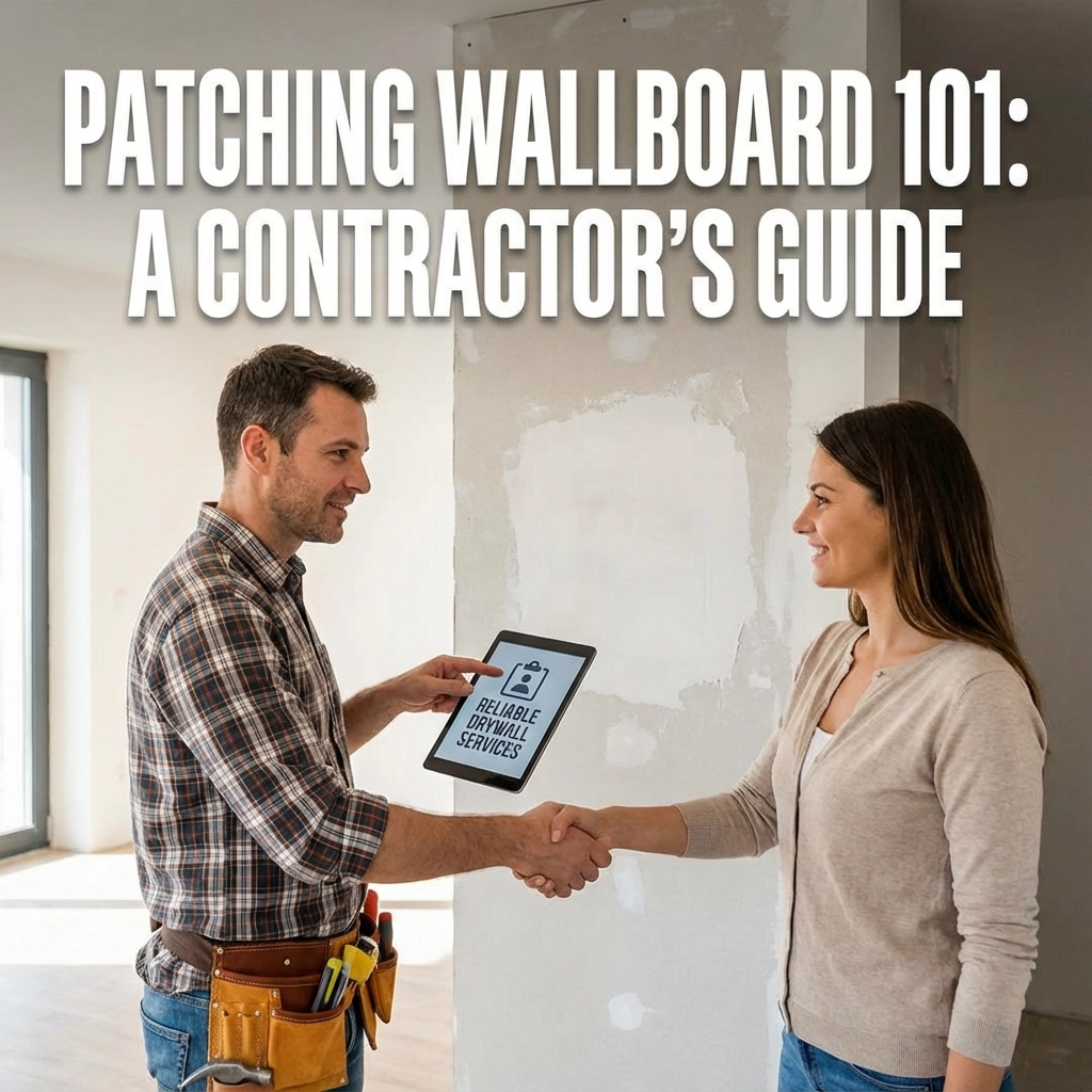 Wallboard: Essential Guide for Contractors - Drywall Patch Guys